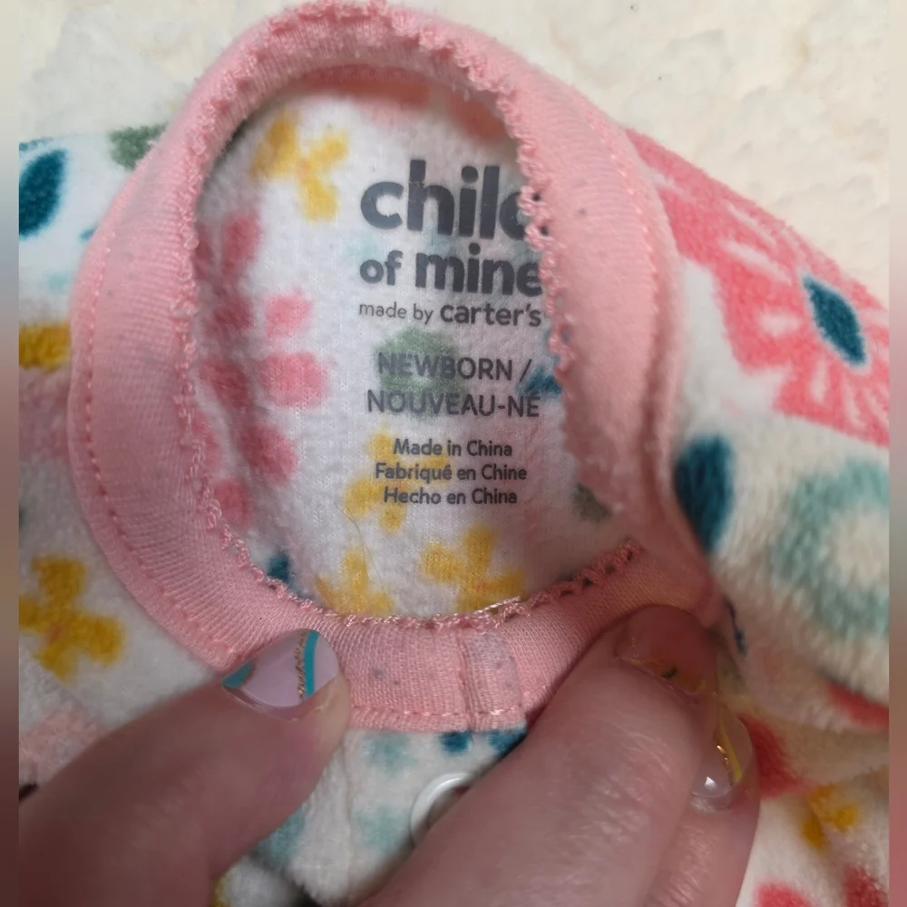 3-Piece Newborn Girl Outfit Bundle – Carter’s / Child of Mine / Just One You